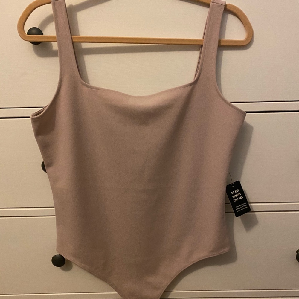 Light Pink Express Thong Body Suit